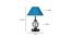 Mariana Turquoise Jute Table Lamp With Iron Base (Blue) by Urban Ladder - Design 1 Dimension - 743535