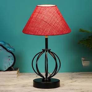 Angelina Pink Jute Table Lamp With Iron Base-image-48