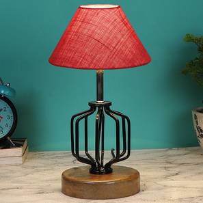 Adelynn Pink Jute Table Lamp With Wood And Iron Base-image-19