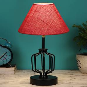devansh Wynter Pink Jute Table Lamp With Iron Base-picture-15