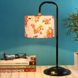 devansh Elise Multi Cotton Shade Iron Table Lamp-picture-24