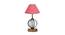 Oaklynn Pink Jute Table Lamp With Wood & Iron Base (Pink) by Urban Ladder - Front View Design 1 - 743560