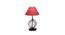 Angelina Pink Jute Table Lamp With Iron Base (Pink) by Urban Ladder - Design 1 Side View - 743576