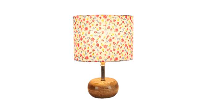 Catalina Multicolor Cotton & Solid Wood Table Lamp by Urban Ladder - Design 1 Side View - 743592