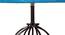 Maggie Turquoise Jute Table Lamp With Iron Base (Blue) by Urban Ladder - Ground View Design 1 - 743598