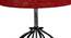 Kiara Maroon Jute Table Lamp With Wood & Iron Base (Maroon) by Urban Ladder - Ground View Design 1 - 743600