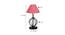 Angelina Pink Jute Table Lamp With Iron Base (Pink) by Urban Ladder - Design 1 Dimension - 743615