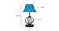 Maggie Turquoise Jute Table Lamp With Iron Base (Blue) by Urban Ladder - Design 1 Dimension - 743617