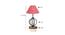 Oaklynn Pink Jute Table Lamp With Wood & Iron Base (Pink) by Urban Ladder - Design 1 Dimension - 743618