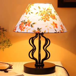 Vera Multi Cotton Shade Iron Table Lamp-image-31