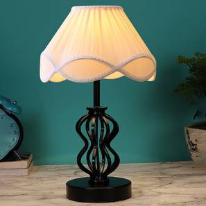 Melissa Vintage Off-White Shade Table Lamp With Iron Base-image-35