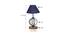 Alexis Blue Jute Table Lamp With Wood And Iron Base (Blue) by Urban Ladder - Design 1 Dimension - 743718