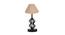 Kaylani Beige Jute Table Lamp With Iron Base (Beige) by Urban Ladder - Front View Design 1 - 743736