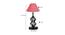Izabella Pink Jute Table Lamp With Iron Base (Pink) by Urban Ladder - Design 1 Dimension - 743756