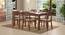 Kerry Dining Chairs - Set Of 2 (Teak Finish, Wheat Brown) by Urban Ladder - Front View - 743780
