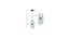 Hannah Multicolor Cotton Cylindrical Hanging Lamp by Urban Ladder - Design 1 Dimension - 743799