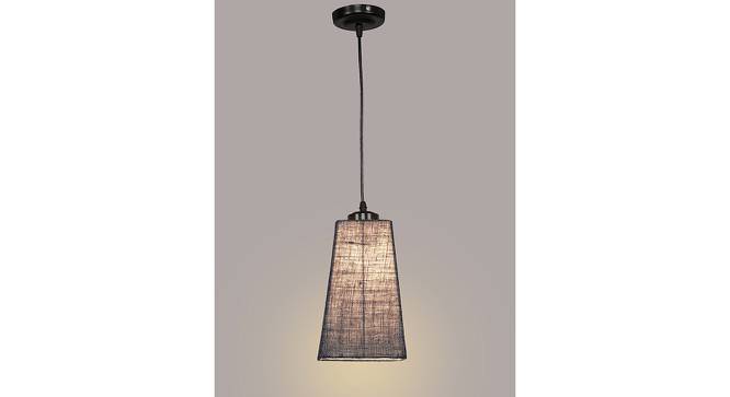 Savannah Blue Jute PyramidHanging Lamp by Urban Ladder - Design 1 Side View - 743847
