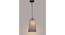Savannah Blue Jute PyramidHanging Lamp by Urban Ladder - Design 1 Side View - 743847