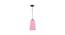 Aaliyah Pink Jute Pyramid Hanging Lamp by Urban Ladder - Front View Design 1 - 743867