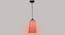 Aaliyah Pink Jute Pyramid Hanging Lamp by Urban Ladder - Design 1 Side View - 743873