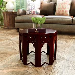 Wooden Solid Wood Side Table in Walnut Finish-image-46