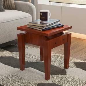 wooden twist Handmade Solid Wood Side Table in Honey Finish-picture-20