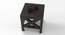 Handcrafted Wooden Square End Table AFR4585 (Brown Finish) by Urban Ladder - Front View Design 1 - 744012