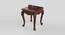 Gracious Hand Carved Teak Wood End Table for Home Décor AFR4639 (Brown Finish) by Urban Ladder - Front View Design 1 - 744015