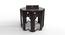 Wooden End Table Octagonal Shape In Walnut Finish AFR4722 (Walnut Finish) by Urban Ladder - Front View Design 1 - 744017