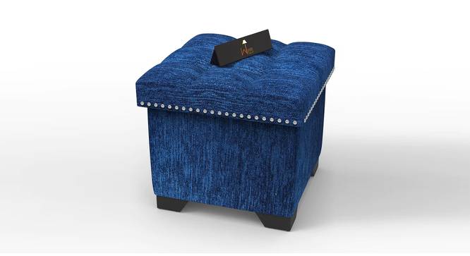Eccentric Stool Cum End Table with Storage AFR4677 (Blue Finish) by Urban Ladder - Front View Design 1 - 744018