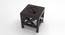 Handcrafted Wooden Square End Table AFR4585 (Brown Finish) by Urban Ladder - Design 1 Side View - 744030