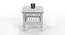 Mango Wood Walnut Finish Handmade Carving Classic Side Table for Living Room AFR7371 (White Finish) by Urban Ladder - Ground View Design 1 - 744045