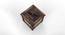 Beautiful Antique Wooden Stool with Storage for Living and Bedroom AFR7340 (Brown Finish) by Urban Ladder - Rear View Design 1 - 744060