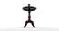 Teak Wood Round Carved Table Corner Side Table AFR7298 (Walnut Finish) by Urban Ladder - Ground View Design 1 - 744064
