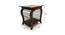 Lopat End Table Hand Carved AFR3623 (Brown Finish) by Urban Ladder - Design 1 Dimension - 744069