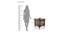 Beautiful Antique Wooden Stool with Storage for Living and Bedroom AFR7340 (Brown Finish) by Urban Ladder - Design 1 Dimension - 744072