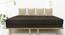 Fabric Sofa cum Bed- Brown (Brown) by Urban Ladder - Design 1 Side View - 744287