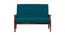Memsaab Love Seat - Mediterranian Blue (Mediterranian Blue) by Urban Ladder - Design 1 Side View - 744437