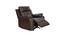 Vista Leatherette Manual Recliner 1 Seater With Glider (Brown, One Seater) by Urban Ladder - Ground View Design 1 - 744621