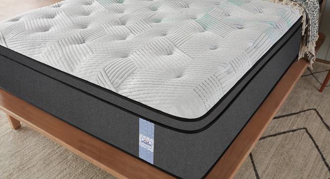 Euro Top Hybrid Latex King Size Spring Mattress (King, 6 in Mattress Thickness (in Inches), 72 x 72 in Mattress Size) by Urban Ladder - - 