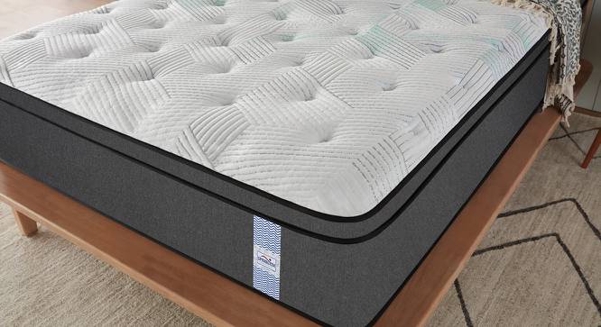 Euro Top Hybrid Latex Queen Size Spring Mattress (Queen, 72 x 60 in Mattress Size, 6 in Mattress Thickness (in Inches)) by Urban Ladder - - 