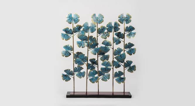 T-Blue Ginko Leaf Table Decor (Multicolor) by Urban Ladder - Front View Design 1 - 746732