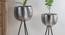 U-Ati Hammered Nickel Planter Set Of 2 (Multicolor) by Urban Ladder - Design 1 Side View - 746824
