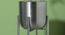 U-Amrita Nickel Planter Set Of 3 (Multicolor) by Urban Ladder - Design 1 Side View - 746826