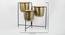 U-Krisha Three In One Gold & Black Planter (Multicolor) by Urban Ladder - Design 1 Dimension - 746868