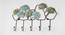 U-Hexa Ginko Leaf Wall Hook (Multicolor) by Urban Ladder - Front View Design 1 - 746879