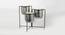 U-Krisha Three In One Gunmetal & Black Planter (Multicolor) by Urban Ladder - Front View Design 1 - 746896