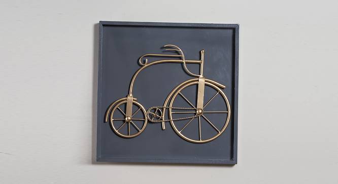 W-British Cycle Frame Wall Decor (Multicolor) by Urban Ladder - Front View Design 1 - 746920