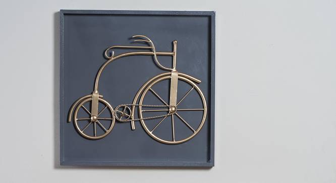 W-British Cycle Frame Wall Decor (Multicolor) by Urban Ladder - Design 1 Side View - 746941