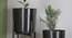 U-Amrita Gunmetal Planter Set Of 3 (Multicolor) by Urban Ladder - Ground View Design 1 - 746968